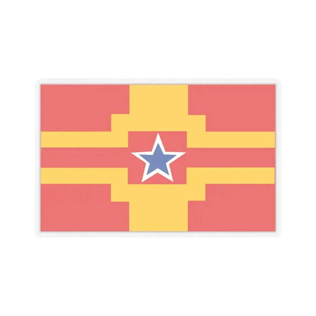 Flag of Langley BC Canada - STICKER Vinyl Kiss-Cut Decal 6 Inch Transparent - The Sticker Space