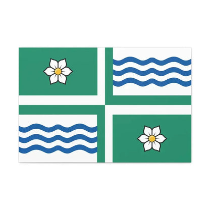 Flag of Langley British Columbia Canada - Canvas Wall Art - The Sticker Space
