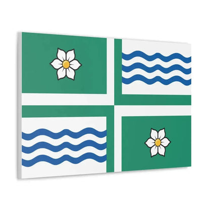 Flag of Langley British Columbia Canada - Canvas Wall Art - The Sticker Space