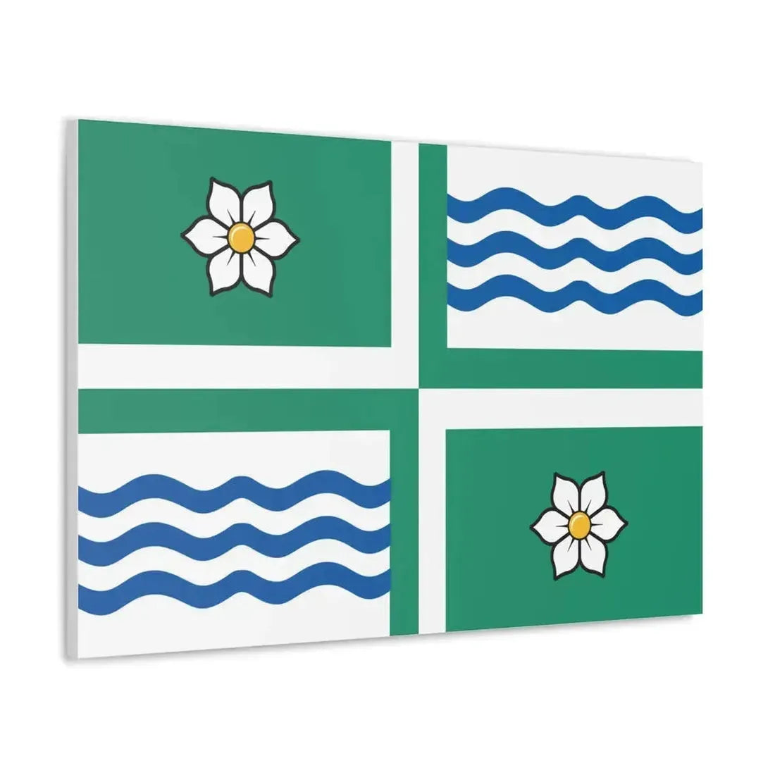 Flag of Langley British Columbia Canada - Canvas Wall Art - The Sticker Space