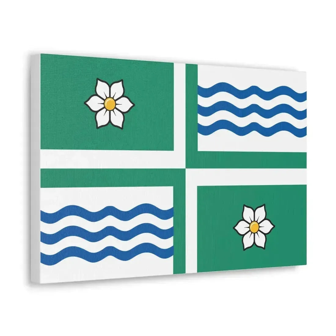 Flag of Langley British Columbia Canada - Canvas Wall Art - The Sticker Space