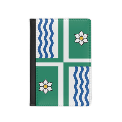 Flag of Langley British Columbia Canada - Passport Holder-3.9" x 5.8"-The Sticker Space