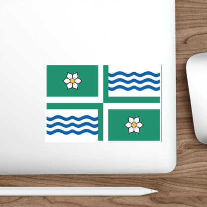 Flag of Langley British Columbia Canada STICKER Vinyl Die-Cut Decal-The Sticker Space