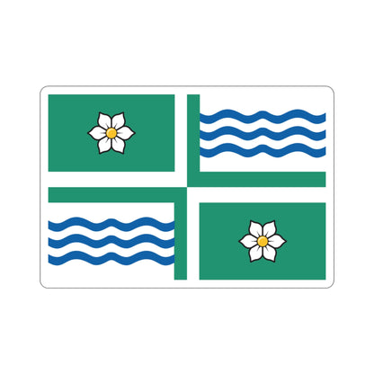 Flag of Langley British Columbia Canada STICKER Vinyl Die-Cut Decal-3 Inch-The Sticker Space