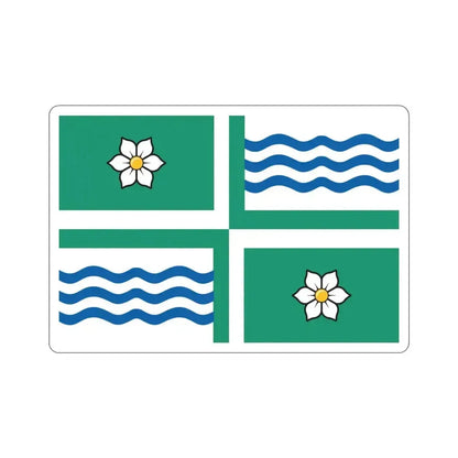 Flag of Langley British Columbia Canada STICKER Vinyl Die-Cut Decal 3 Inch - The Sticker Space