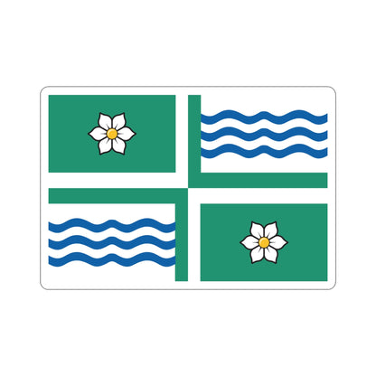 Flag of Langley British Columbia Canada STICKER Vinyl Die-Cut Decal-4 Inch-The Sticker Space