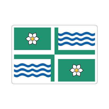 Flag of Langley British Columbia Canada STICKER Vinyl Die-Cut Decal-5 Inch-The Sticker Space