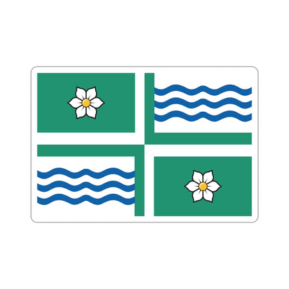 Flag of Langley British Columbia Canada STICKER Vinyl Die-Cut Decal-6 Inch-The Sticker Space