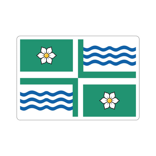 Flag of Langley British Columbia Canada STICKER Vinyl Die-Cut Decal-6 Inch-The Sticker Space