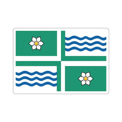 Flag of Langley British Columbia Canada STICKER Vinyl Die-Cut Decal 6 Inch - The Sticker Space