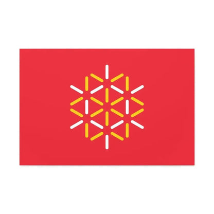 Flag of Languedoc Roussillon France 2 - Canvas Wall Art - The Sticker Space