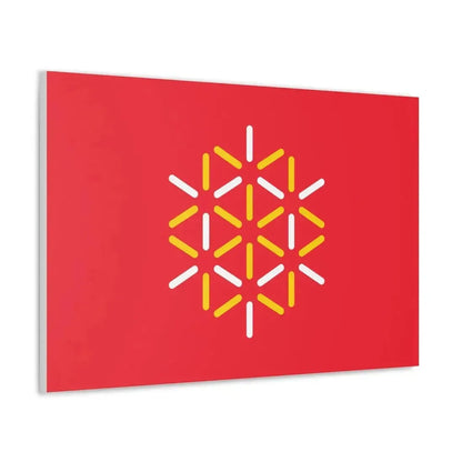 Flag of Languedoc Roussillon France 2 - Canvas Wall Art - The Sticker Space