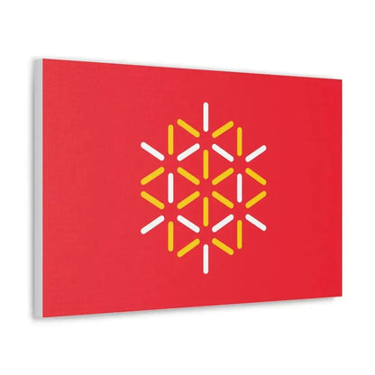 Flag of Languedoc Roussillon France 2 - Canvas Wall Art - The Sticker Space