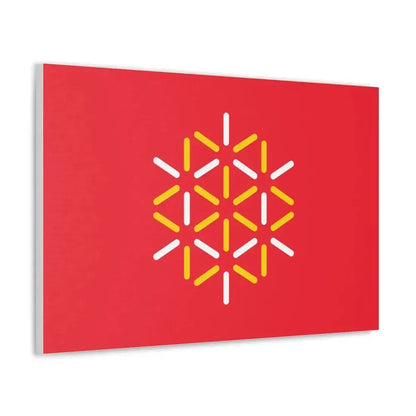 Flag of Languedoc Roussillon France 2 - Canvas Wall Art - The Sticker Space