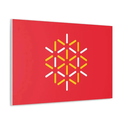 Flag of Languedoc Roussillon France 2 - Canvas Wall Art - The Sticker Space