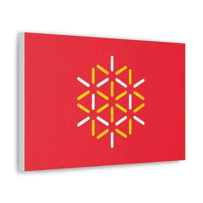 Flag of Languedoc Roussillon France 2 - Canvas Wall Art - The Sticker Space