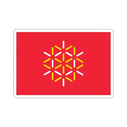 Flag of Languedoc Roussillon France 2 STICKER Vinyl Die-Cut Decal 2 Inch - The Sticker Space