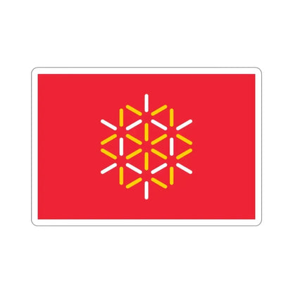 Flag of Languedoc Roussillon France 2 STICKER Vinyl Die-Cut Decal 2 Inch - The Sticker Space