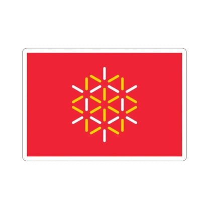 Flag of Languedoc Roussillon France 2 STICKER Vinyl Die-Cut Decal 3 Inch - The Sticker Space