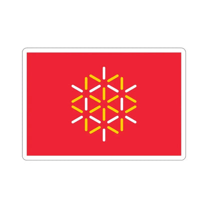 Flag of Languedoc Roussillon France 2 STICKER Vinyl Die-Cut Decal 3 Inch - The Sticker Space