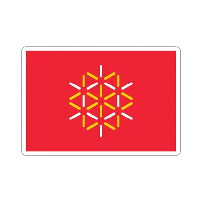Flag of Languedoc Roussillon France 2 STICKER Vinyl Die-Cut Decal 4 Inch - The Sticker Space