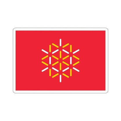 Flag of Languedoc Roussillon France 2 STICKER Vinyl Die-Cut Decal 5 Inch - The Sticker Space
