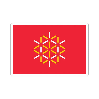 Flag of Languedoc Roussillon France 2 STICKER Vinyl Die-Cut Decal 5 Inch - The Sticker Space