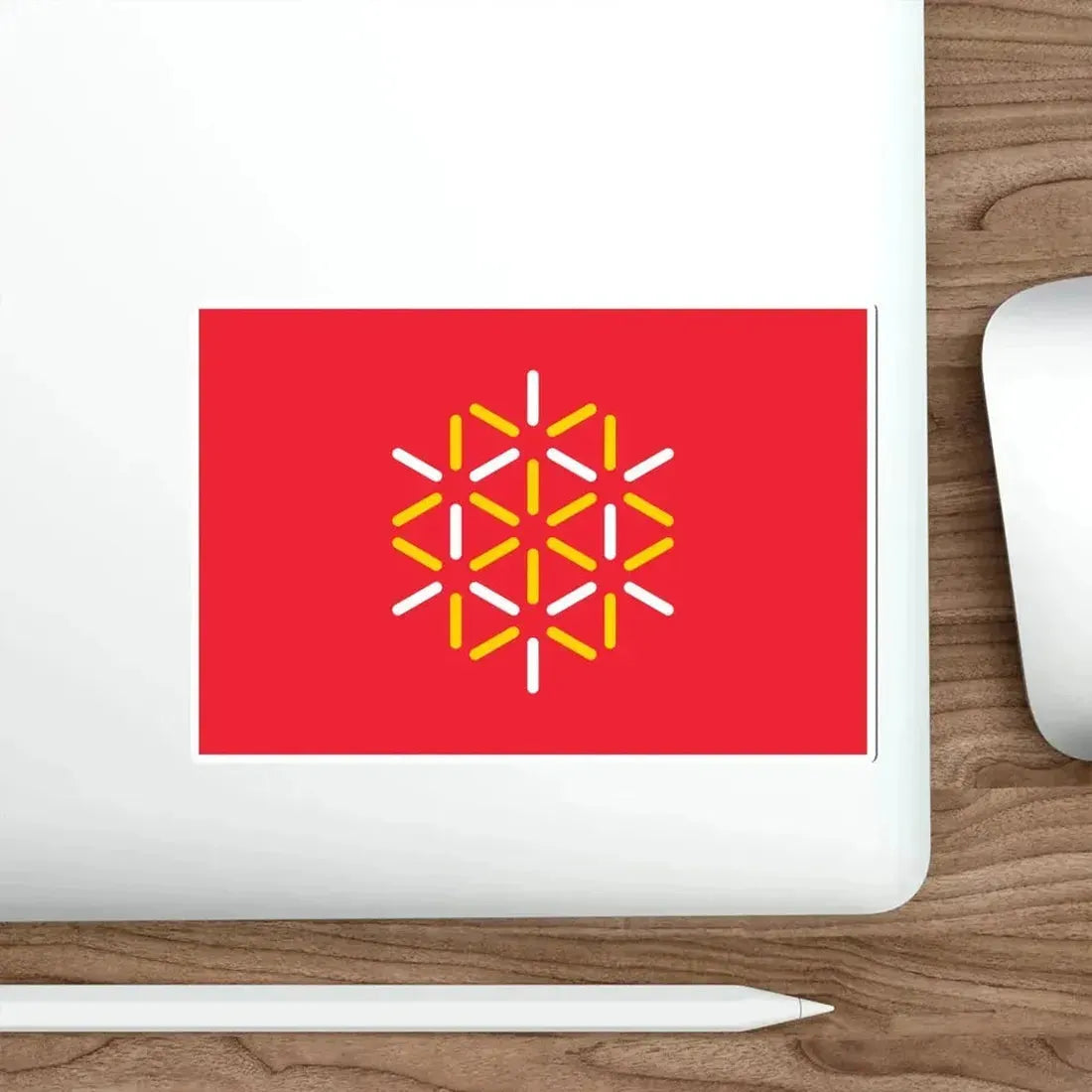 Flag of Languedoc Roussillon France 2 STICKER Vinyl Die-Cut Decal - The Sticker Space
