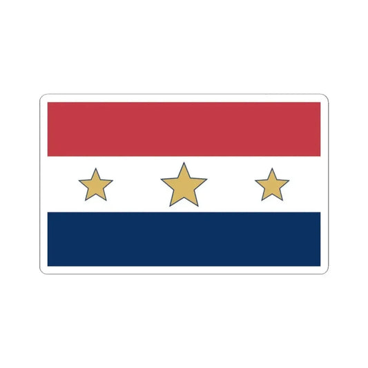 Flag of Lansing Illinois (United States) STICKER Vinyl Kiss-Cut Decal 2 Inch White - The Sticker Space