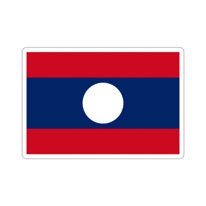 Flag of Laos STICKER Vinyl Die-Cut Decal-2 Inch-The Sticker Space