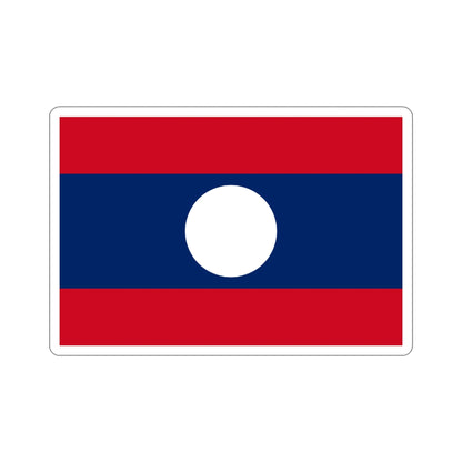 Flag of Laos STICKER Vinyl Die-Cut Decal-4 Inch-The Sticker Space