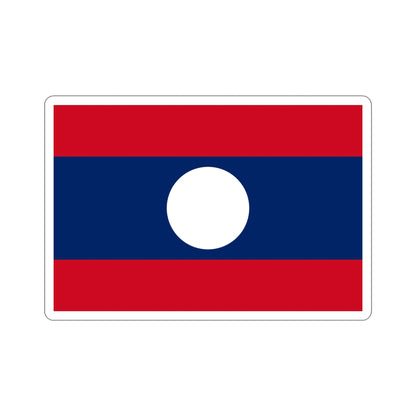 Flag of Laos STICKER Vinyl Die-Cut Decal-5 Inch-The Sticker Space