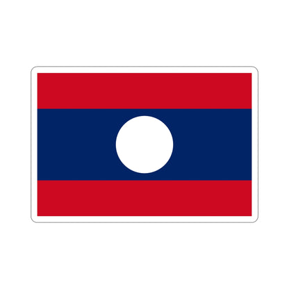 Flag of Laos STICKER Vinyl Die-Cut Decal-6 Inch-The Sticker Space