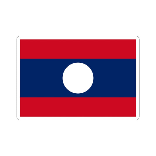 Flag of Laos STICKER Vinyl Die-Cut Decal-6 Inch-The Sticker Space