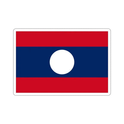 Flag of Laos STICKER Vinyl Die-Cut Decal - The Sticker Space