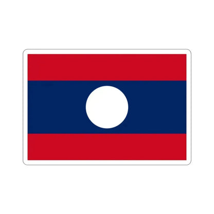 Flag of Laos STICKER Vinyl Die-Cut Decal - The Sticker Space