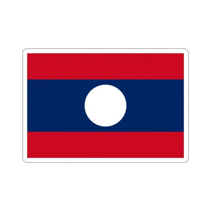 Flag of Laos STICKER Vinyl Die-Cut Decal - The Sticker Space