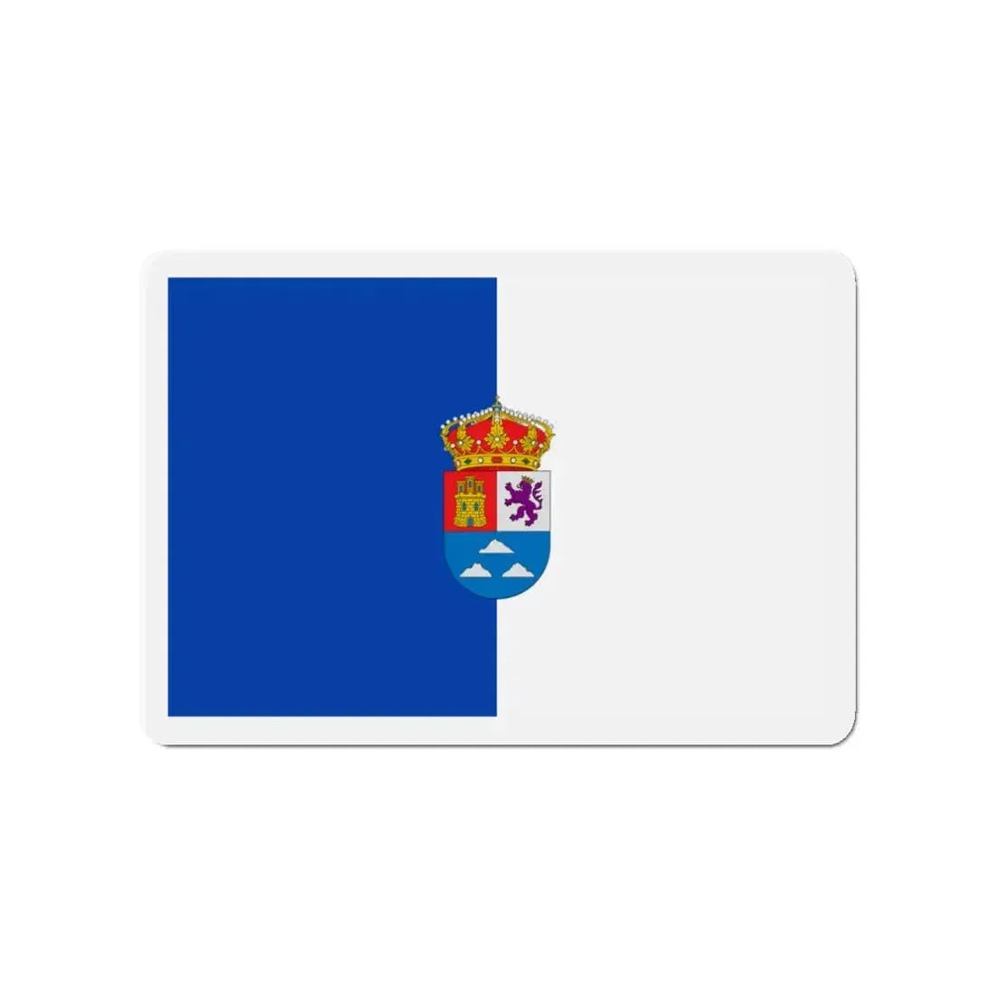 Flag of Las Palmas Spain - Refrigerator Magnet 3 Inch - The Sticker Space