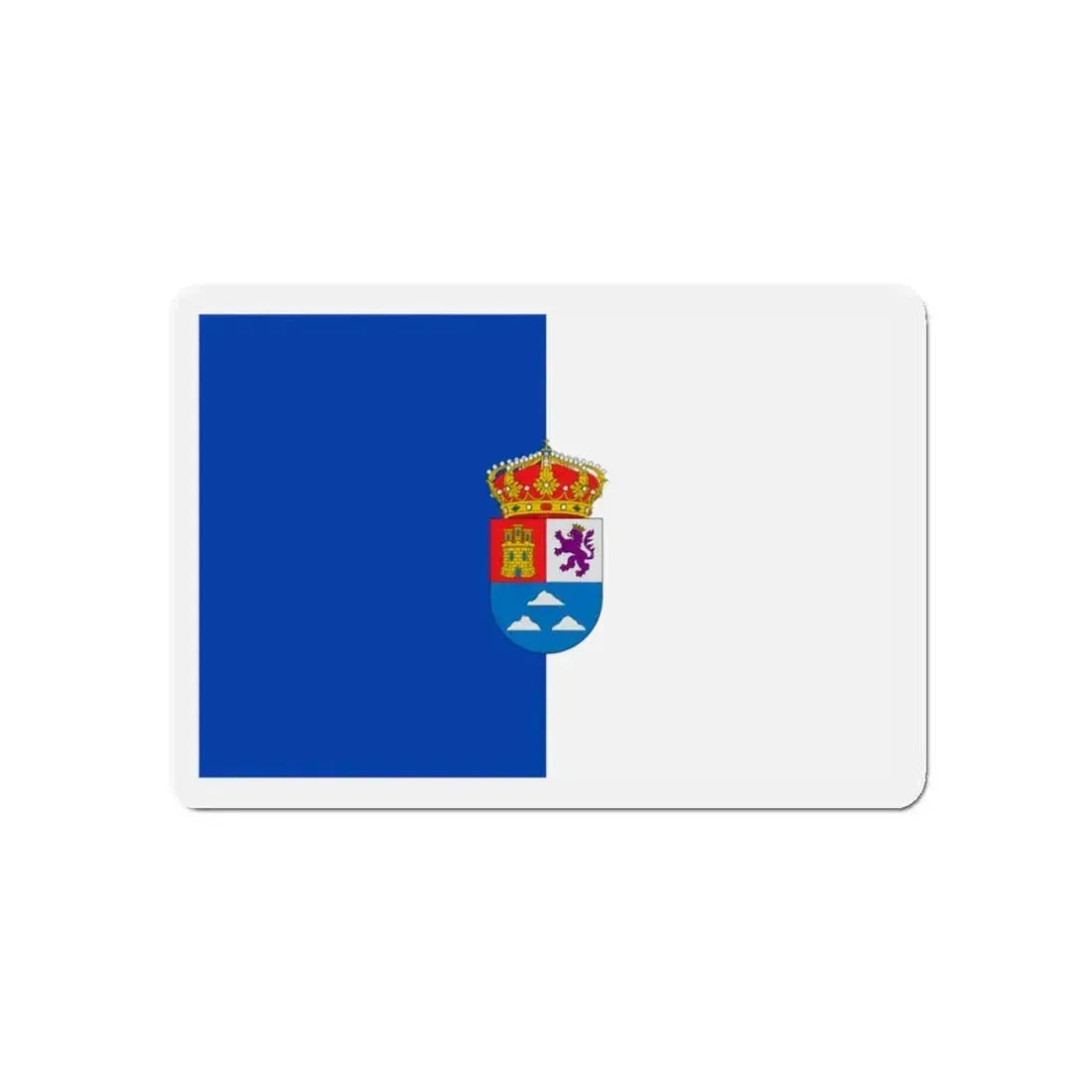 Flag of Las Palmas Spain - Refrigerator Magnet 5 Inch - The Sticker Space