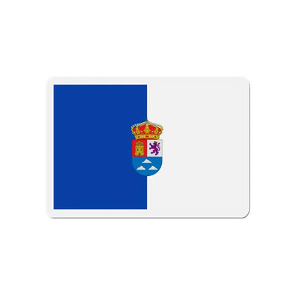 Flag of Las Palmas Spain - Refrigerator Magnet 5 Inch - The Sticker Space