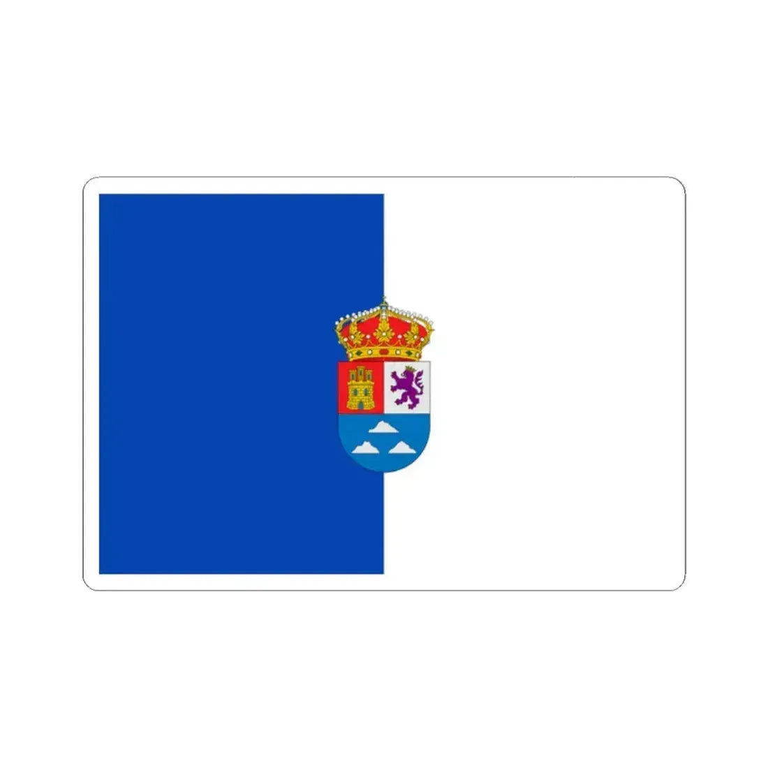 Flag of Las Palmas Spain - STICKER Vinyl Kiss-Cut Decal 2 Inch White - The Sticker Space