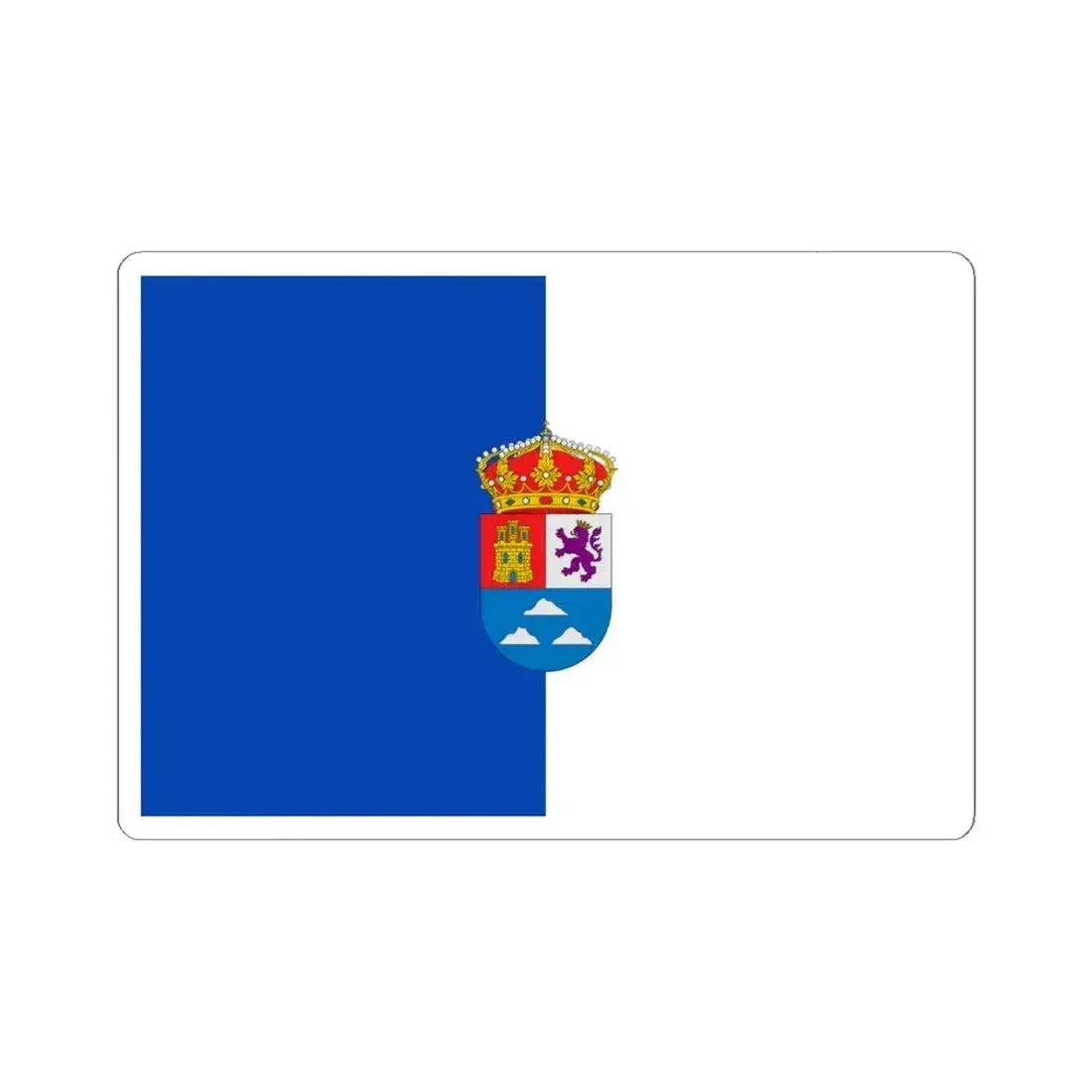 Flag of Las Palmas Spain - STICKER Vinyl Kiss-Cut Decal 6 Inch White - The Sticker Space