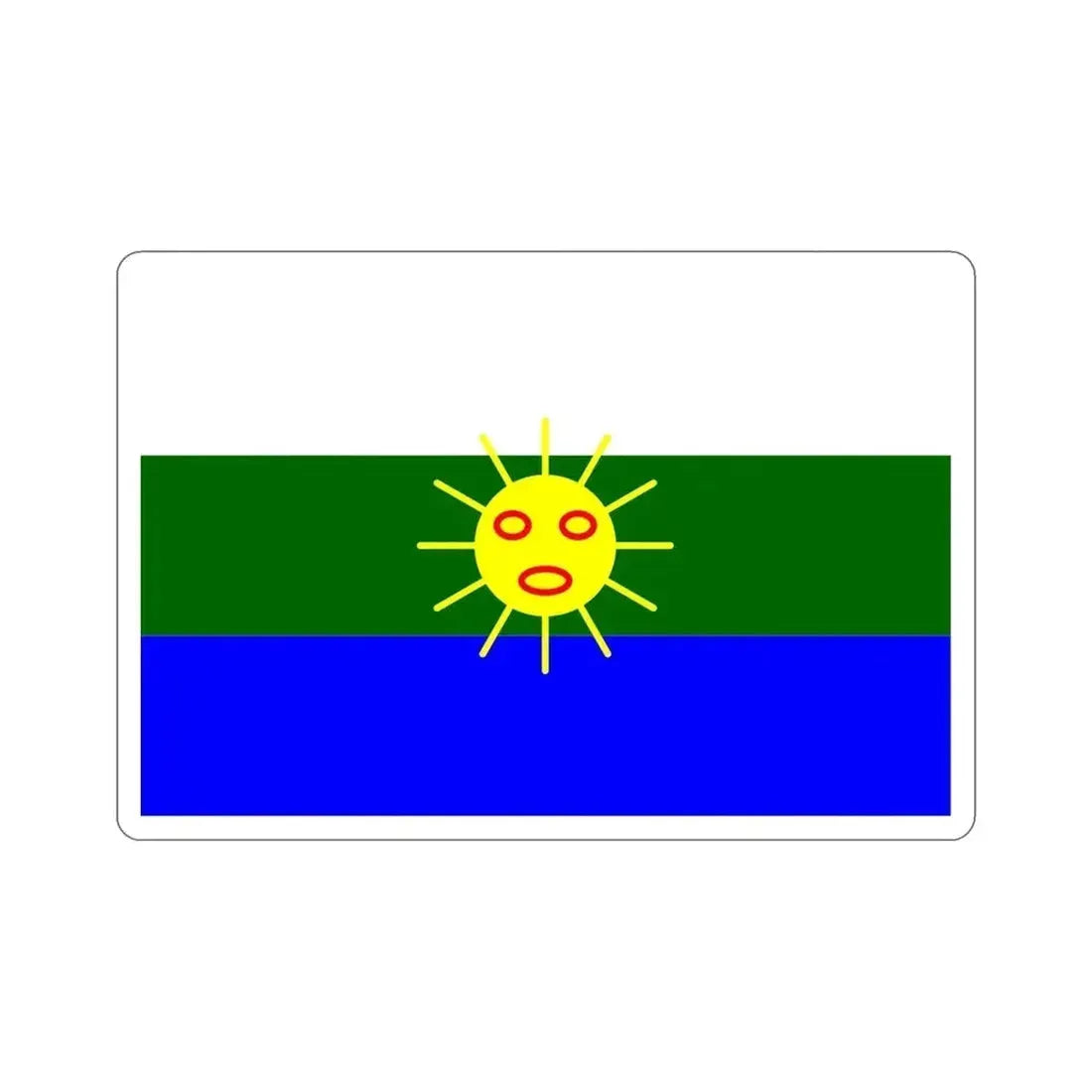 Flag of Las Piedras Puerto Rico STICKER Vinyl Die-Cut Decal - The Sticker Space