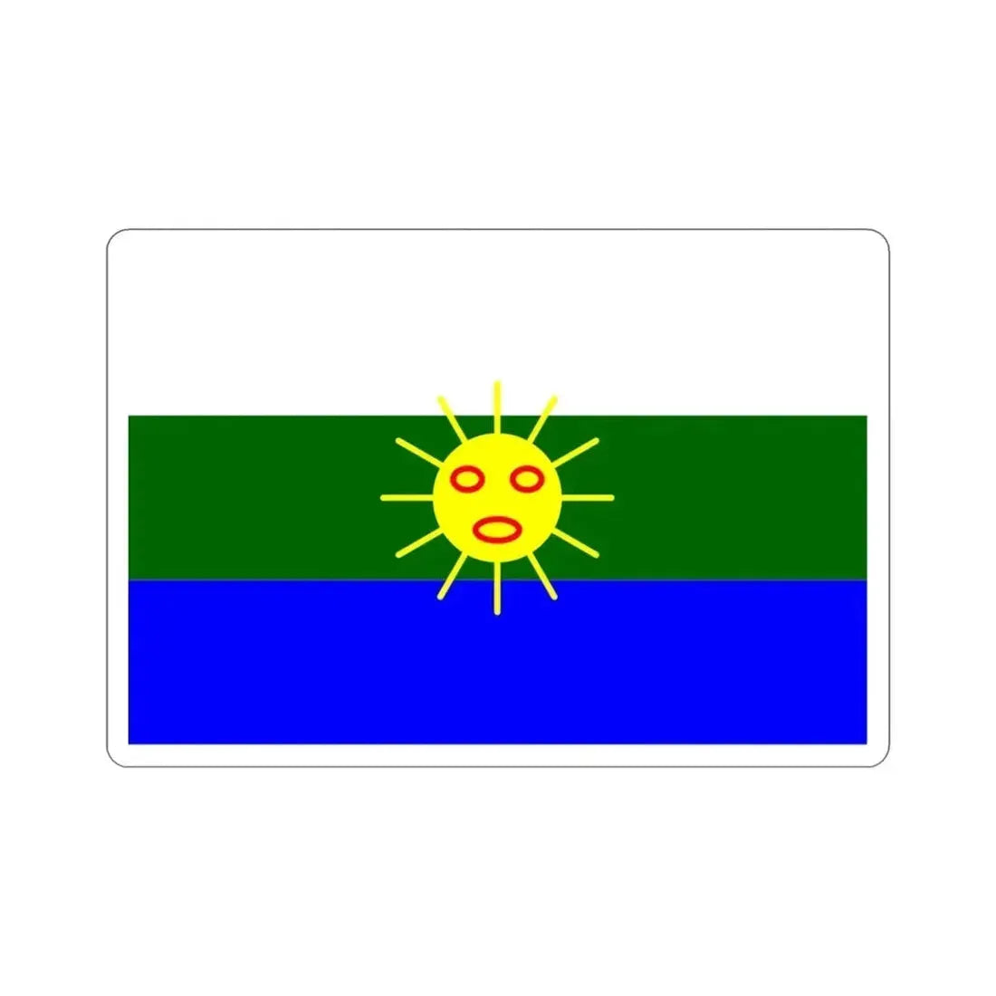 Flag of Las Piedras Puerto Rico STICKER Vinyl Die-Cut Decal - The Sticker Space