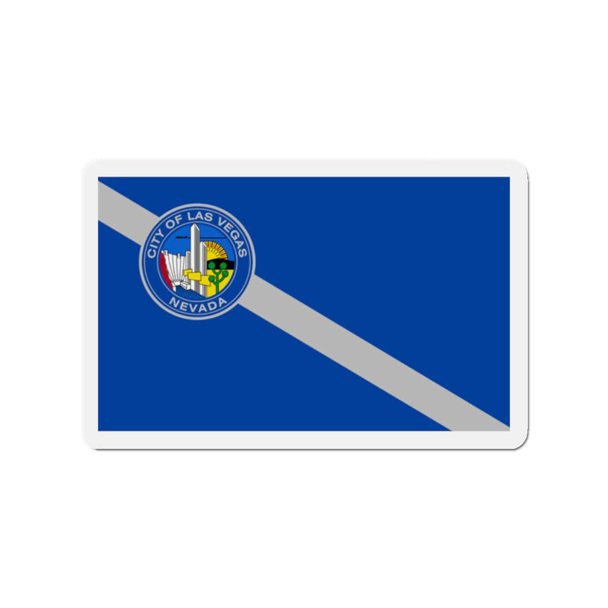 Flag of Las Vegas Nevada - Die-Cut Magnet-2" x 2"-The Sticker Space