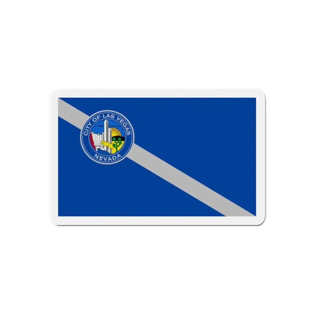 Flag of Las Vegas Nevada - Refrigerator Magnet - The Sticker Space