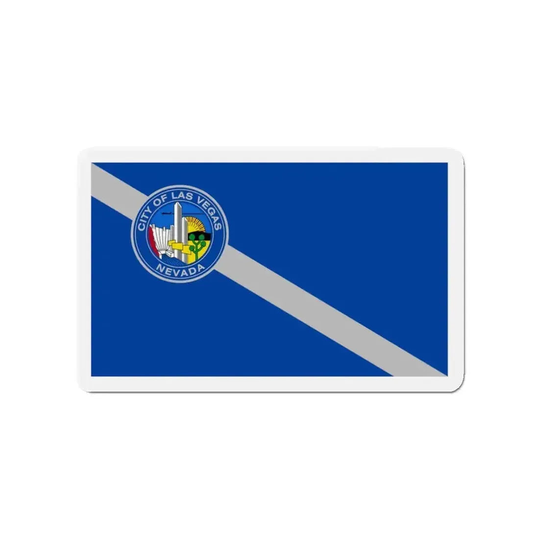 Flag of Las Vegas Nevada - Refrigerator Magnet - The Sticker Space