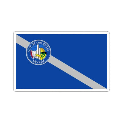 Flag of Las Vegas Nevada (United States) STICKER Vinyl Kiss-Cut Decal 3 Inch White - The Sticker Space