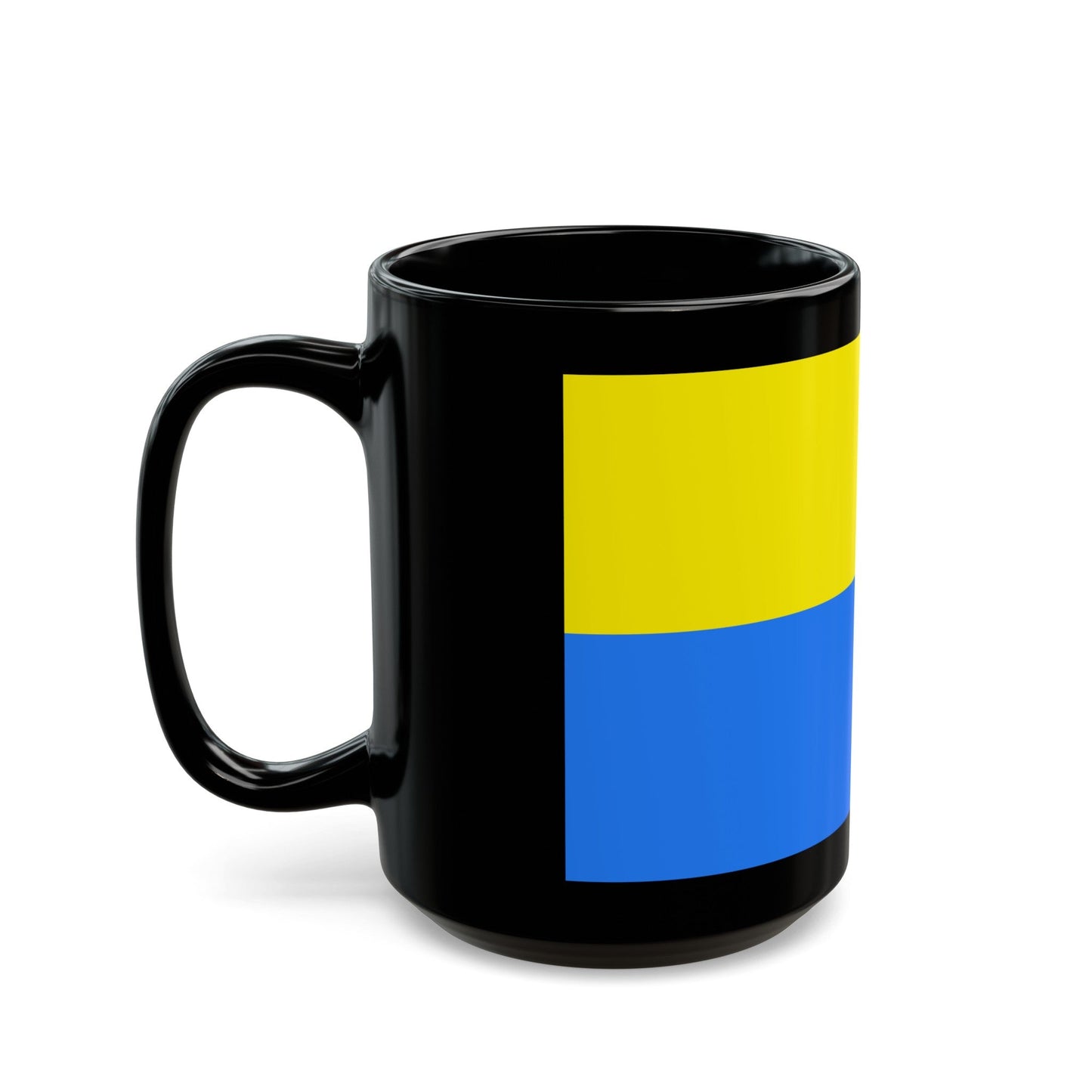 Flag of Latacunga Ecuador - Black Coffee Mug-The Sticker Space