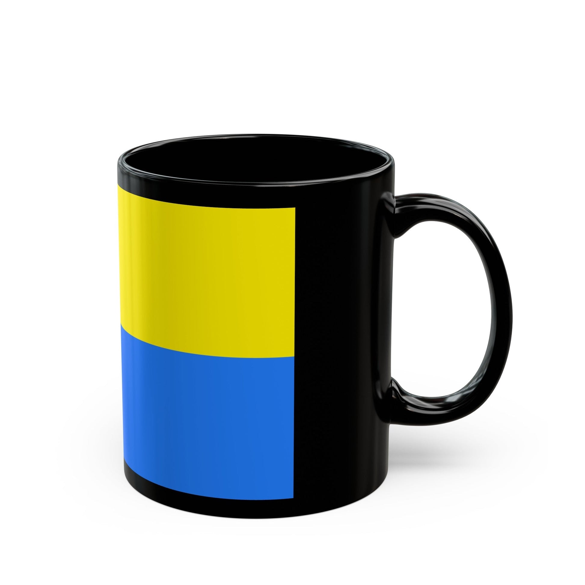 Flag of Latacunga Ecuador - Black Coffee Mug-The Sticker Space